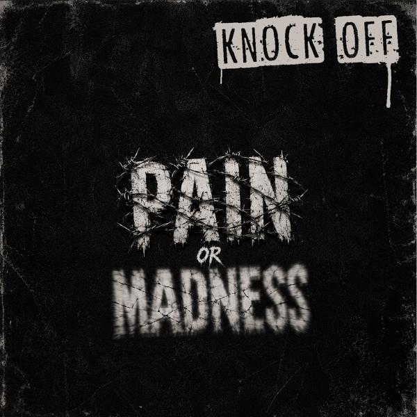 Knock Off - Pain Or Madness LP (Gold Red Splatter Vinyl)